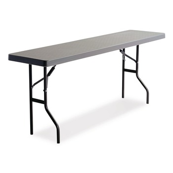 FOLDING TABLES | Iceberg 65507 IndestrucTable 48 in. x 24 in. x 29 in. Commercial Folding Table - Rectangular Charcoal