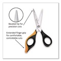 Arts & Crafts Supplies | Maped Helix 690210 5.75 in. Long Ultimate Precision Soft Grip Multipurpose Scissors - Straight Black/Orange Handle image number 2