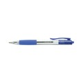 Pens | Universal UNV15531 1 mm Comfort Grip Retractable Ballpoint Pens - Medium, Blue (1 Dozen) image number 3