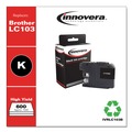 Ink & Toner | Innovera IVRLC103B Remanufactured Black High-Yield Ink Replacement for LC103BK 600 Page-Yield image number 1