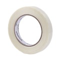 Tapes | Universal UNV30018 3 in. Core 18 mm. x 54.8 m. #120 Utility Grade Filament Tape - Clear (1-Roll) image number 1