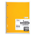 Notebooks & Pads | Mead 06622 11 in. x 8 in. Sheets 1-Subject Medium/College Rule Spiral Notebook - Random Assorted Cover Color image number 9