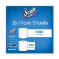 Toilet Paper | Scott 10060 1-Ply 4.1 in. x 3.7 in. Septic Safe Toilet Paper - White (48/Carton) image number 9