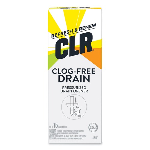All-Purpose Cleaners | CLR PP6 Clog-Free Drain Cleaner 4.5 Oz Aerosol Spray (6/Carton) image number 0