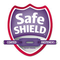 File Folders | Smead 18733 Four SafeSHIELD Fasteners 1 Divider Legal Size Four-Section Pressboard Top Tab Classification Folders - Green (10/Box) image number 7