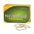 Rubber Bands | Alliance 20335 1 lbs. Box Size 33 0.04 in. Gauge Pale Crepe Gold Rubber Bands - Golden Crepe (1-Box) image number 0