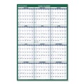 Bulletin Boards | AT-A-GLANCE PM310-28 12-Month (Jan to Dec): 2026 32 in. x 48 in. Vertical Erasable Wall Planner - White/Green Sheets image number 0