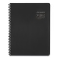 Notebooks & Pads | AT-A-GLANCE 7095XL05 11 in. x 8.25 in. 12-Month (Jan to Dec): 2026 Contemporary Lite Weekly/Monthly Planner - Black Simulated Leather Cover image number 0