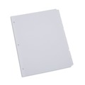 Dividers & Tabs | Universal UNV20818 11 in. x 8.5 in. 8-Tab Deluxe Write-On/Erasable Tab Index - White (1 Set) image number 1