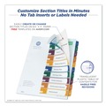 Dividers & Tabs | Avery 11818 Ready Index 11 in. x 8.5 in. 10-Tab 1 to 10 Customizable Table of Contents Dividers - Translucent/Multicolor Tabs (1-Set) image number 4