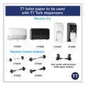 Toilet Paper | Tork 472884 2-Ply Coreless High Capacity Bath Tissue - White (36/Carton) image number 1