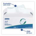 Paper & Dispensers | Scott 39000 14.5 in. x 17 in. Personal Seats Toilet Covers - White (20/Carton) image number 2