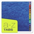 File Folders | Pendaflex 11015 Letter Size Alpha Index Expanding Desk File, 23 Dividers - Blue Cover image number 3