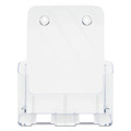 Desk Shelves | Deflecto 77001 9.25w x 3.75d x 10.75h Magazine DocuHolder for Countertop/Wall-Mount - Clear image number 4