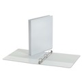 Binders | Universal UNV20962CT Economy 11 x 8.5 1 in. Capacity Round Ring View Binder, 3 Rings - White (12/Carton) image number 1