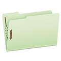 File Folders | Pendaflex 17186 1/3-Cut Tabs 2 in. Expansion 2 Fasteners Legal Size Heavy-Duty Pressboard Folders with Embossed Fasteners - Green (25/Box) image number 0