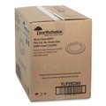 Cups and Lids | Pactiv Corp. YLP20CNH EarthChoice 9 - 20 oz. No Straw Slot Cold Cup Lids - Clear (1020/Carton) image number 2