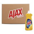 Dish Soaps | Ajax 144673 28 oz. Bottle Dish Detergent - Lemon Scent (9/Carton) image number 1