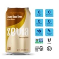 Beverages & Drink Mixes | Zevia 01905-12 12 oz Can Creamy Root Beer Zero Sugar Naturally Sweetened Soda (12/Carton) image number 3
