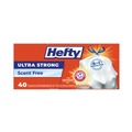 Trash Bags | Hefty E8-8338 Ultra Strong 23.75 in. x 24.88 in. 13 gallon Drawstring Extra Heavy-Duty Tall Kitchen Trash Bags - White (240/Carton) image number 3