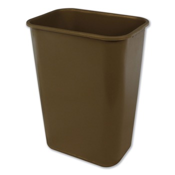 TRASH WASTE BINS | Impact 7703-15 41-Quart Polyethylene Soft-Sided Wastebasket - Beige