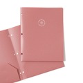 File Folders | U Brands 6600U01-12 11 in. x 8.5 in. 3-Hole Punched U-Eco Poly 2-Pocket Folders - Assorted (12/Pack) image number 5
