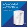 Paper Towel Holders | Scott 46253 Essential 13.06 in. x 11 in. x 16.94 in. Manual Hard Roll Towel Dispenser - Black (1/Carton) image number 4