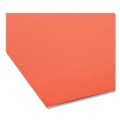 File Folders | Smead 75406 1/2-Cut Tabs Letter Size Organized Up Heavyweight Vertical File Folders - Assorted Fuchsia/Orange/Peridot Green (6/Pack) image number 6