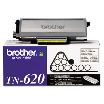 Brother TN620 3000-Page Yield Toner - Black