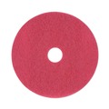 Just Launched | Boardwalk BWK4019RED 19 in. Diameter Buffing Floor Pads - Red (5/Carton) image number 1