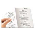 Labels | Avery 05663 2 in. x 4 in. Matte Clear Easy Peel Mailing Labels with Sure Feed Technology for Laser Printers - Clear (10/Sheet, 50 Sheets/Box) image number 4