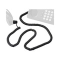 Office Electronics & Batteries | Softalk 03201 Twisstop Detangler with Coiled 25 ft. Phone Cord - Black image number 1