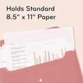 File Folders | U Brands 6601U01-12 U-Eco 0.59 in. Expansion Document Holder - Assorted Colors/Letter Size (10/Pack) image number 2