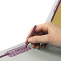 File Folders | Smead 26810 2 in. Expansion End Tab Pressboard Classification Folders with 6 SafeSHIELD Fasteners - Letter Size/Gray-Green (10/Box) image number 4