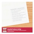 Retail Store Supplies | DocuGard 04541 8.5 in. x 11 in. 24 lbs. Bond Weight Medical Security Papers - Blue (1-Ream) image number 6