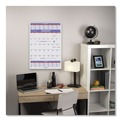 Bulletin Boards | AT-A-GLANCE PM6-28 12-Month (Jan to Dec): 2026 15.5 in. x 22.75 in. Three-Month Wall Calendar - White Sheets image number 3