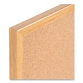 Bulletin Boards | MasterVision MC070014231 Value Cork 24 in. x 36 in. Bulletin Board - Brown Surface/Oak Frame image number 3