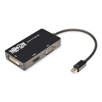Tripp Lite P137-06N-HDV 6 in. Keyspan Mini DisplayPort to VGA/DVI/HDMI All-in-One Adapter/Converter