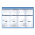 Bulletin Boards | AT-A-GLANCE PM200-28 12-Month (Jan to Dec): 2026 36 in. x 24 in. Horizontal Reversible/Erasable Wall Planner - White/Blue Sheets image number 0