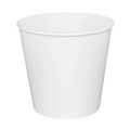 Food Trays, Containers, and Lids | Karat C-FB170W 8.9 in. x 8.36 in. 170 oz. Paper Food Bucket - White (150/Carton) image number 0