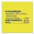Hand Wipes | LYSOL Brand 19200-81700 7 in. x 7.5 in. 1-Ply Dual Action Disinfecting Wipes - Citrus, White/Purple (6 Canisters/Carton) image number 3