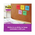 Notebooks & Pads | Post-it Notes Super Sticky 654-5SSAN 3 in. x 3 in. Pads in Playful Primary Collection Colors (5 Pads/Pack) image number 6