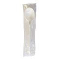 Cutlery | Boardwalk BWKSOUPMWPPIW 4.86 in. Mediumweight Wrapped Polypropylene Plastic Soup Spoon Cutlery - White (1000/Carton) image number 1