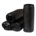 | Inteplast Group S243308K 16 Gallon 8 mic 24 in. x 33 in. High-Density Commercial Can Liners - Black (50 Bags/Roll, 20 Interleaved Rolls/Carton) image number 2