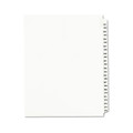 Dividers & Tabs | Avery 01344 25-Tab '351 - 375-ft Label 11 in. x 8.5 in. Preprinted Legal Exhibit Side Tab Index Divider Set - White (1-Set) image number 0