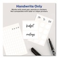 Labels | Avery 05424 0.63 in. x 0.88 in. Handwrite Only Removable Multi-Use Labels - White (30/Sheet, 35 Sheets/Pack) image number 2