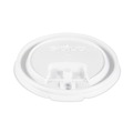 Cups and Lids | SOLO LB3081-00007 Lift Back and Lock Tab Lids for 8 oz. Cups - White (1000/Carton) image number 0