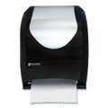 Paper Towel Holders | San Jamar T1370BKSS 16.75 in. x 10 in. x 12.5 in. Tear-N-Dry Touchless Roll Towel Dispenser - Black/Silver image number 0