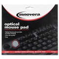 Mouse Pads & Wrist Support | Innovera IVR50469 8-3/4 in. x 7 in. Nonskid Rubber Base Ultra Slim Mouse Pad - Gray image number 1