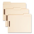File Folders | Smead 14600 0.75 in. Expansion Top Tab Heavyweight Fastener Folders - Manila Exterior/Letter Size (50/Box) image number 0